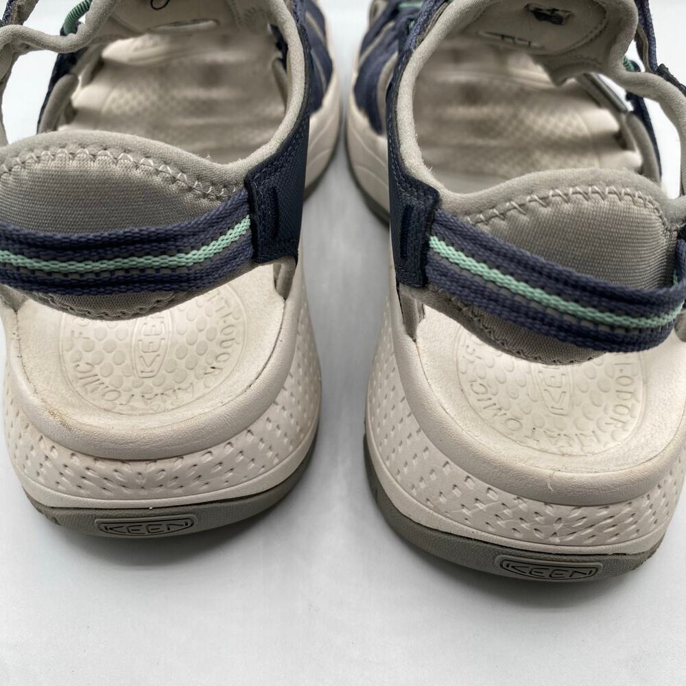 Keens sandal shoes waterproof camping hiking Womens size 8.5 Blue Gray - Picture 5 of 11